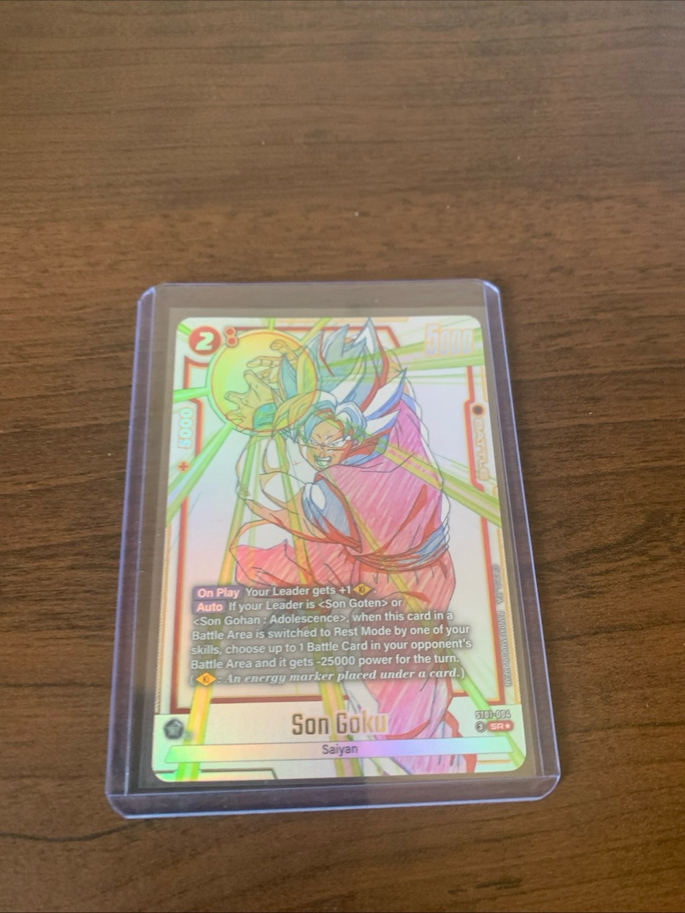Son Goku Holographic Trading Card - Multicolor